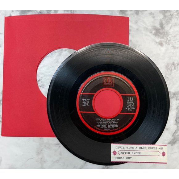 Mitch Ryder Devil with a Blue Dress On / Break Out 45 Rock Eric 186 - Picture 3 of 4